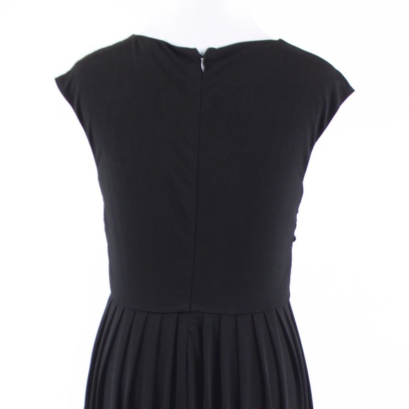 Calvin Klein black sleeveless empire waist dress 6 - Picture 8 of 8